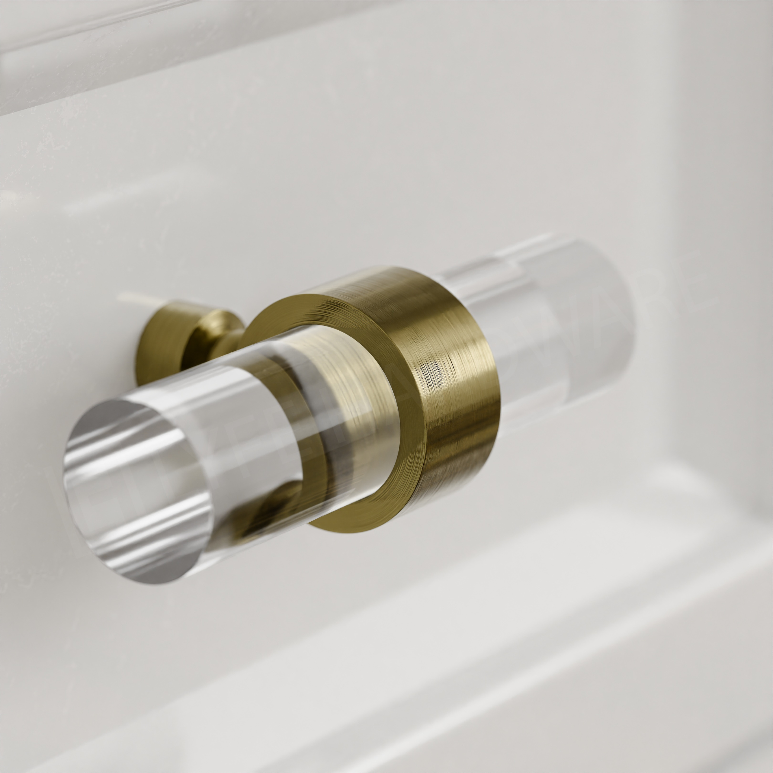 Acrylic Crown Drawer Pull